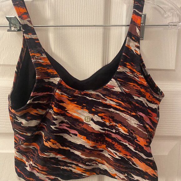 Lululemon Align Cropped Tank Top Multicolor- Sz 6 - Picture 2 of 2